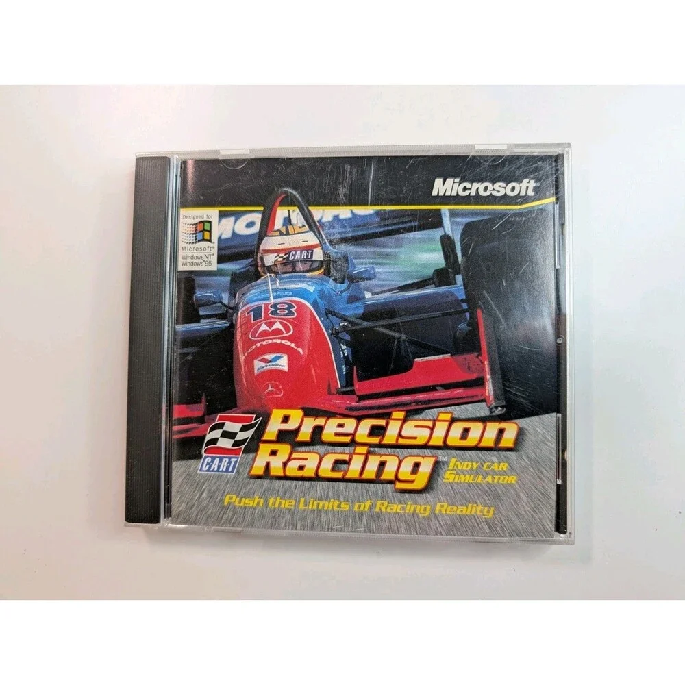 Microsoft Flight Simulator Win95 & CART Precision Racing PC CD Lot w/Keys